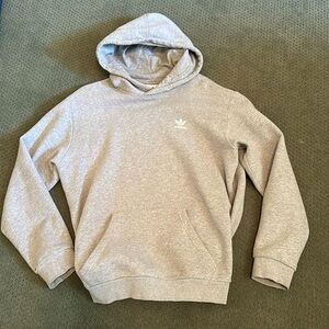 Heavyweight gray adidas hoodie